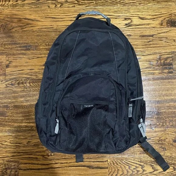 Targus Black Backpack with Laptop Section - Picture 1 of 7